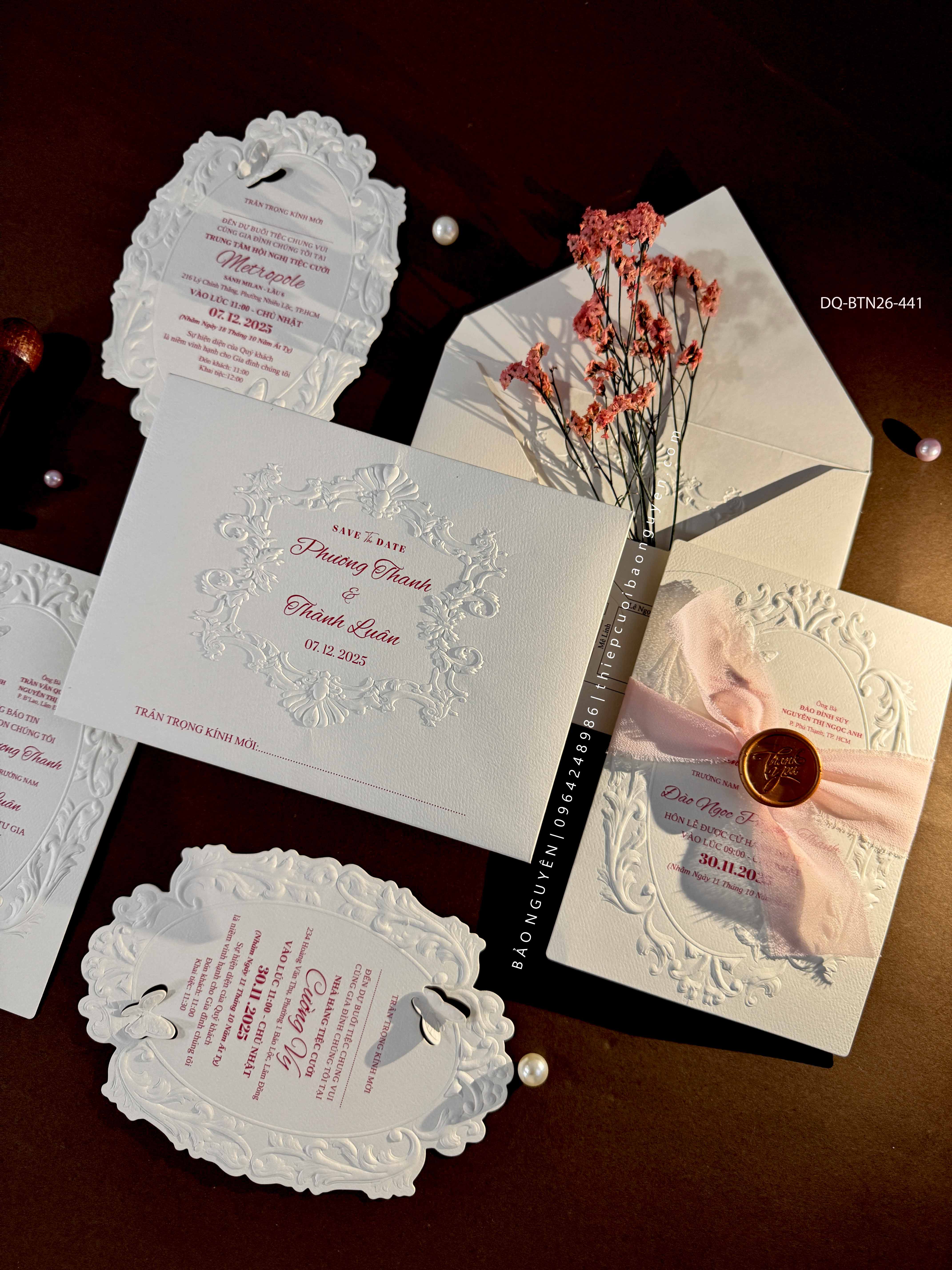 (DQ-BTN26-441) Thiệp Cưới Cao Cấp 2026