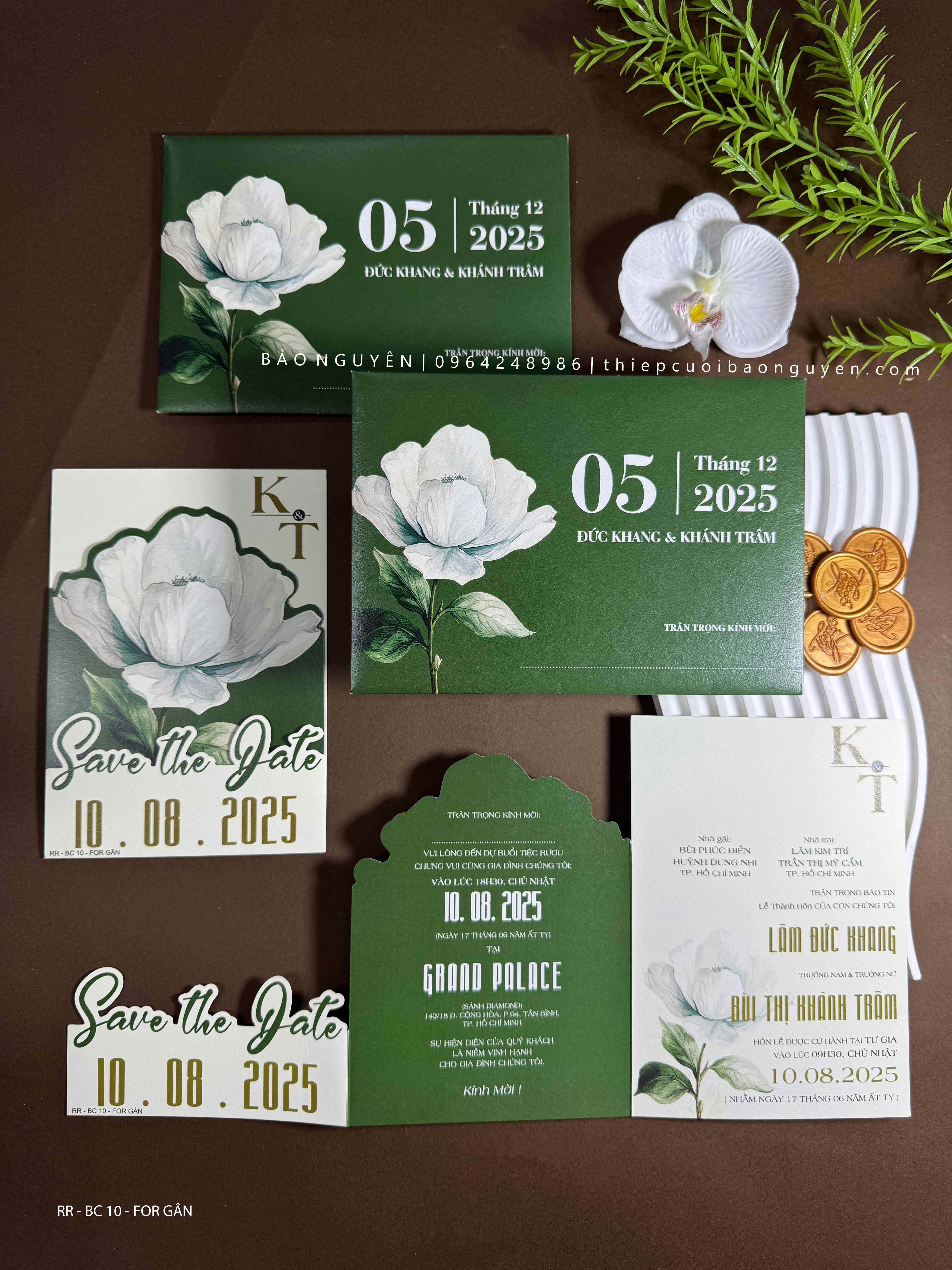 (RR-BC10-FOR GÂN) Giấy Ánh Kim Ruột Gập 3