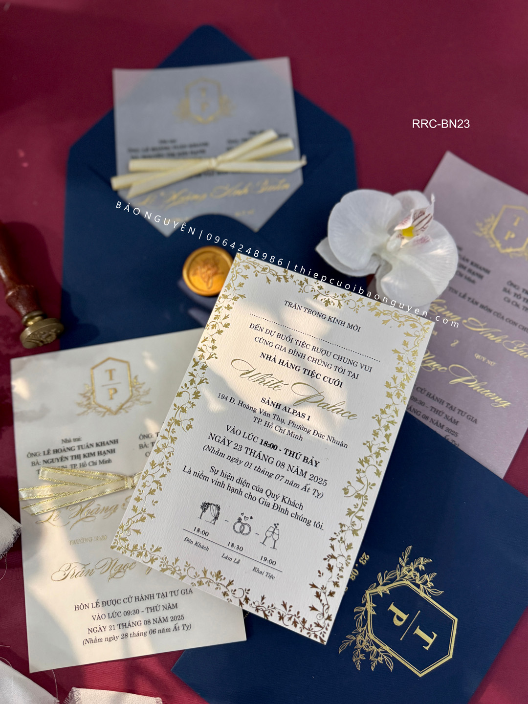 (RRC-BN23) Thiệp Cưới Cao Cấp 2026
