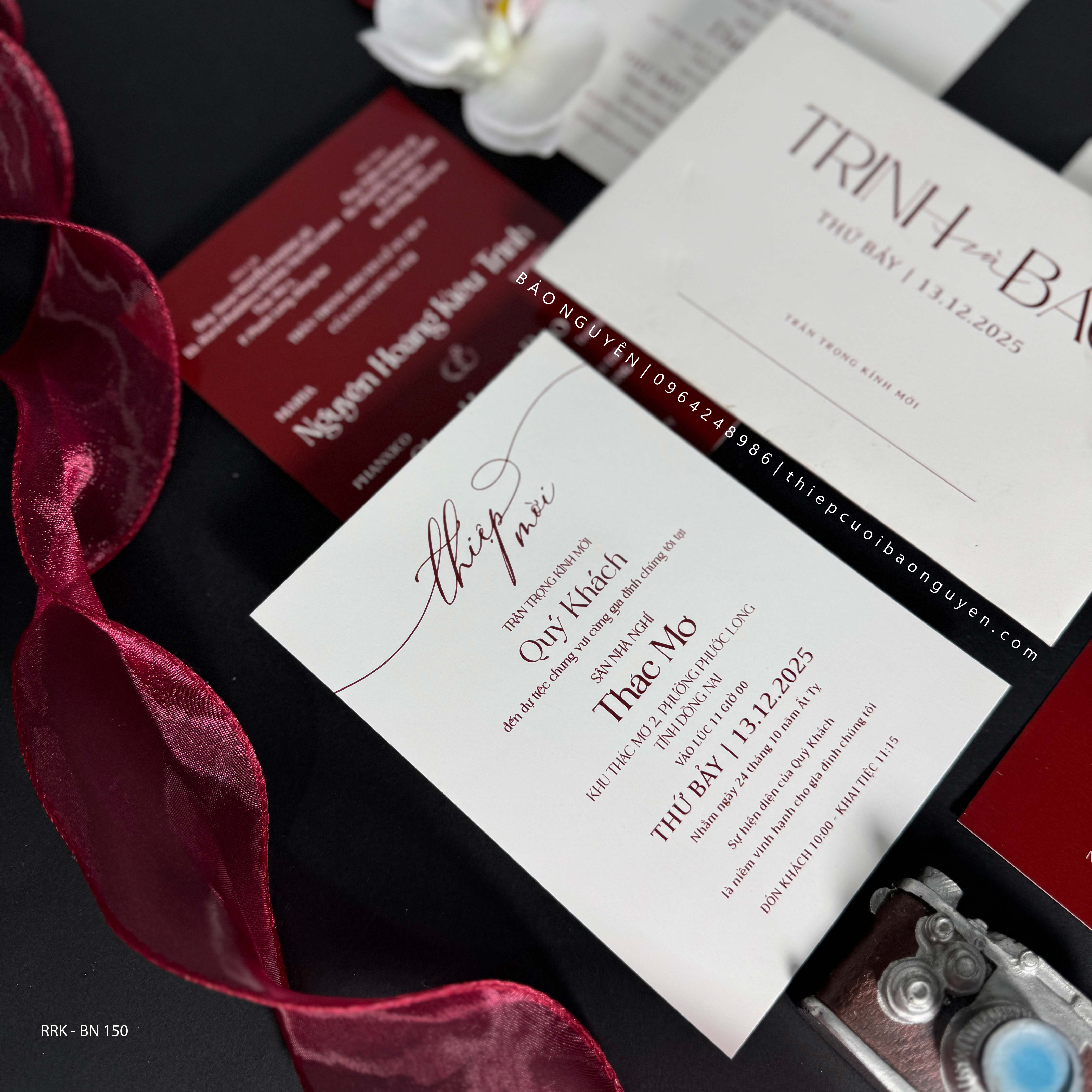 (RRK-BN150) Thiệp Cưới Kỹ Thuật Số_Hiện Đại