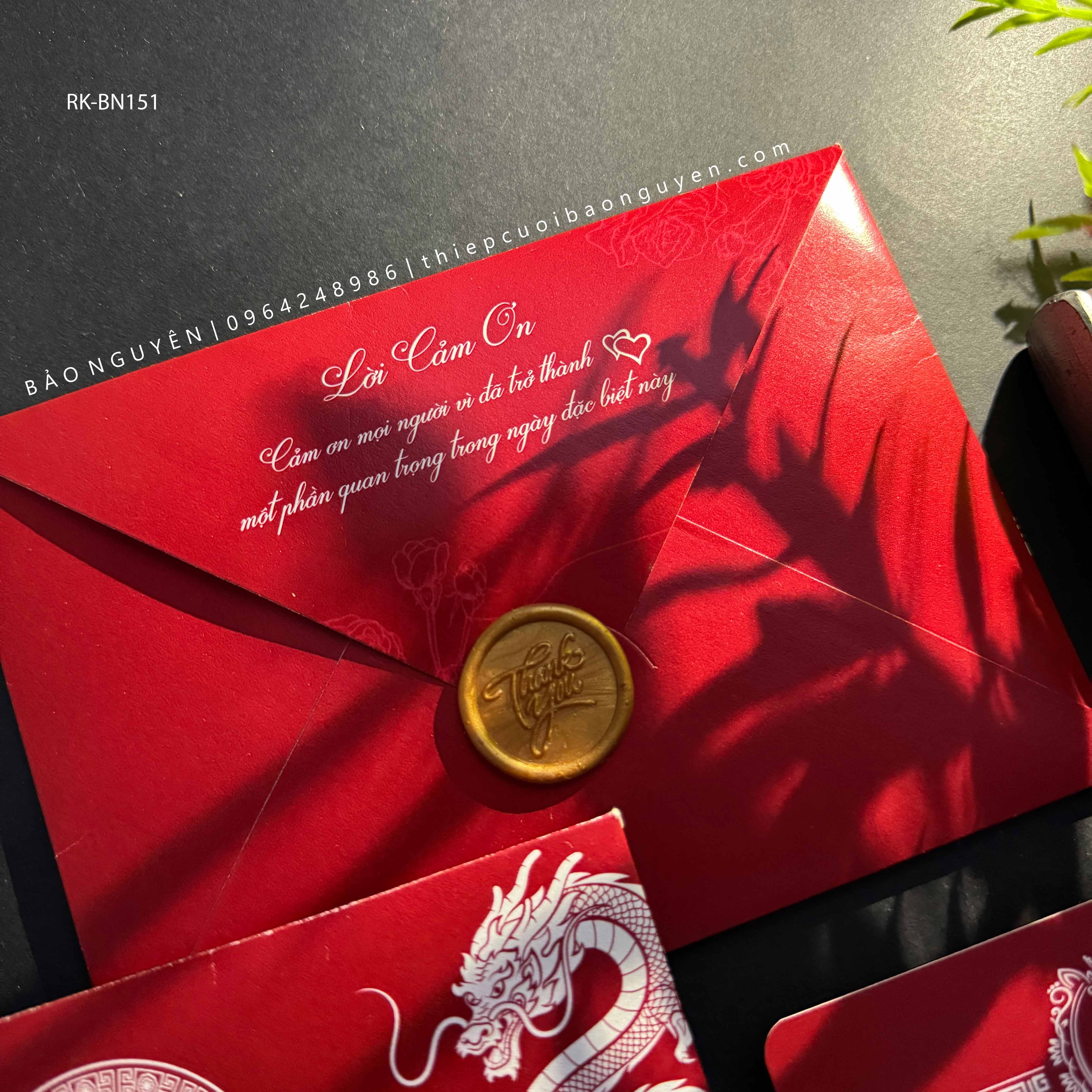 (RRK-BN151) Thiệp Cưới Kỹ Thuật Số_Hiện Đại