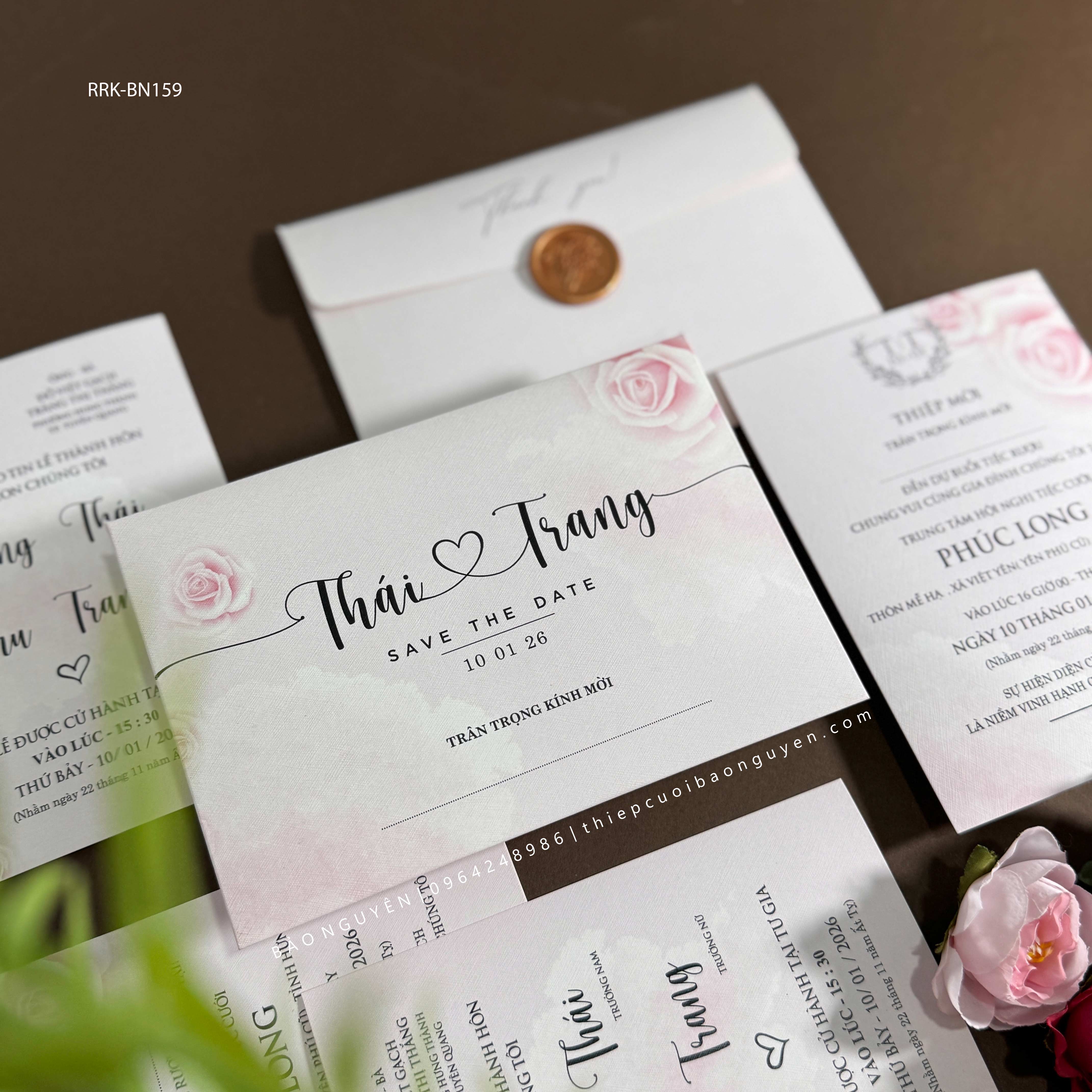 (RRK-BN159) Thiệp Cưới Kỹ Thuật Số_Hiện Đại