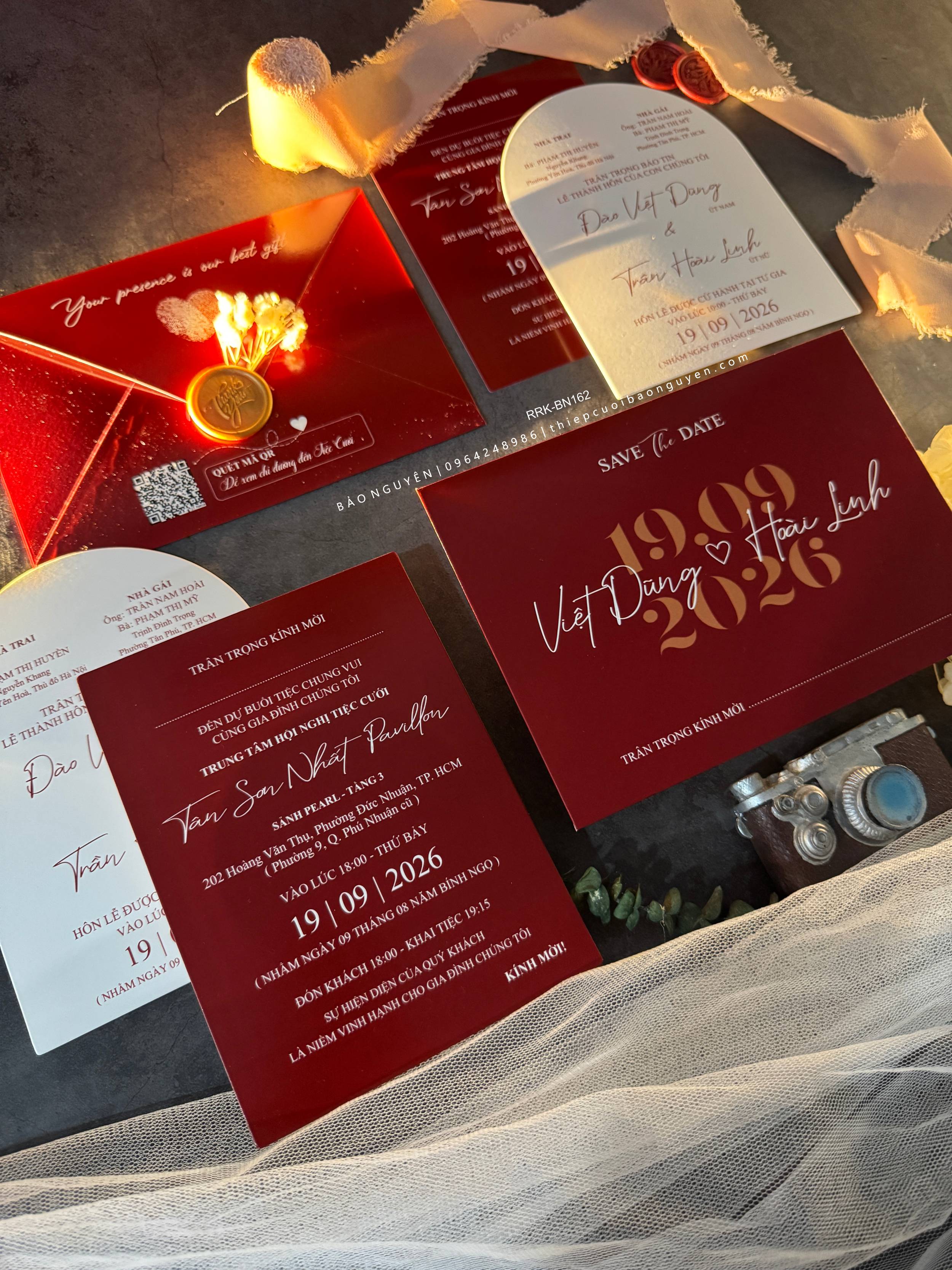 (RRK-BN162) Thiệp KTS hiện đại