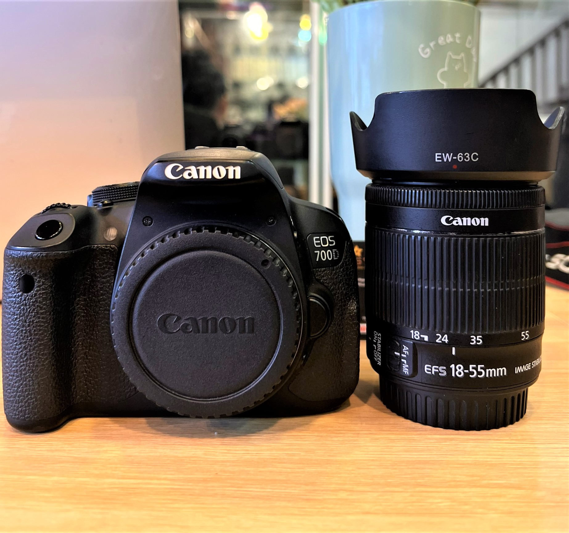 18 55mm Lens Dslr Camera 700d CANON EOS 700D 18MP Digital SLR