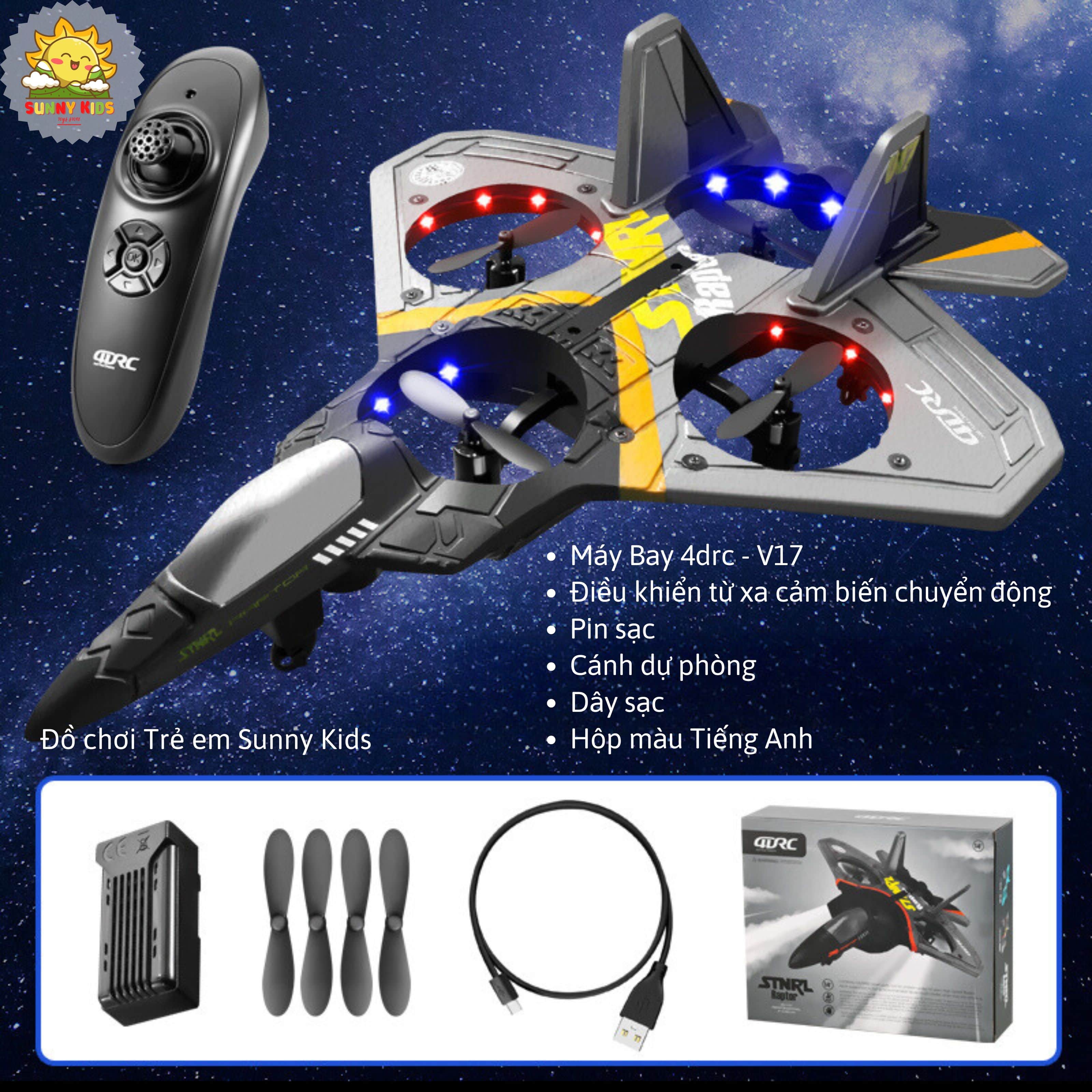 Máy Bay Điều Khiển Từ Xa Cao Cấp | Drone 4DRC V17 | Điều Khiển Cảm Biến Chuyển Động Thế Hệ Mới