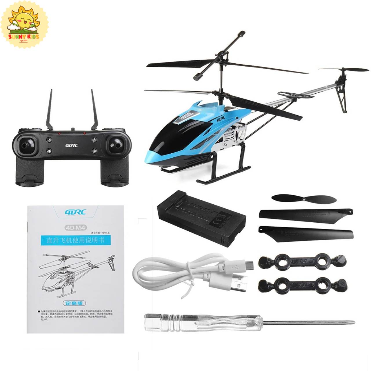 4DRC M4 - Máy Bay Trực Thăng Điều Khiển Từ Xa Dài 72cm | Camera HD | Tự Tránh Vật Cản
