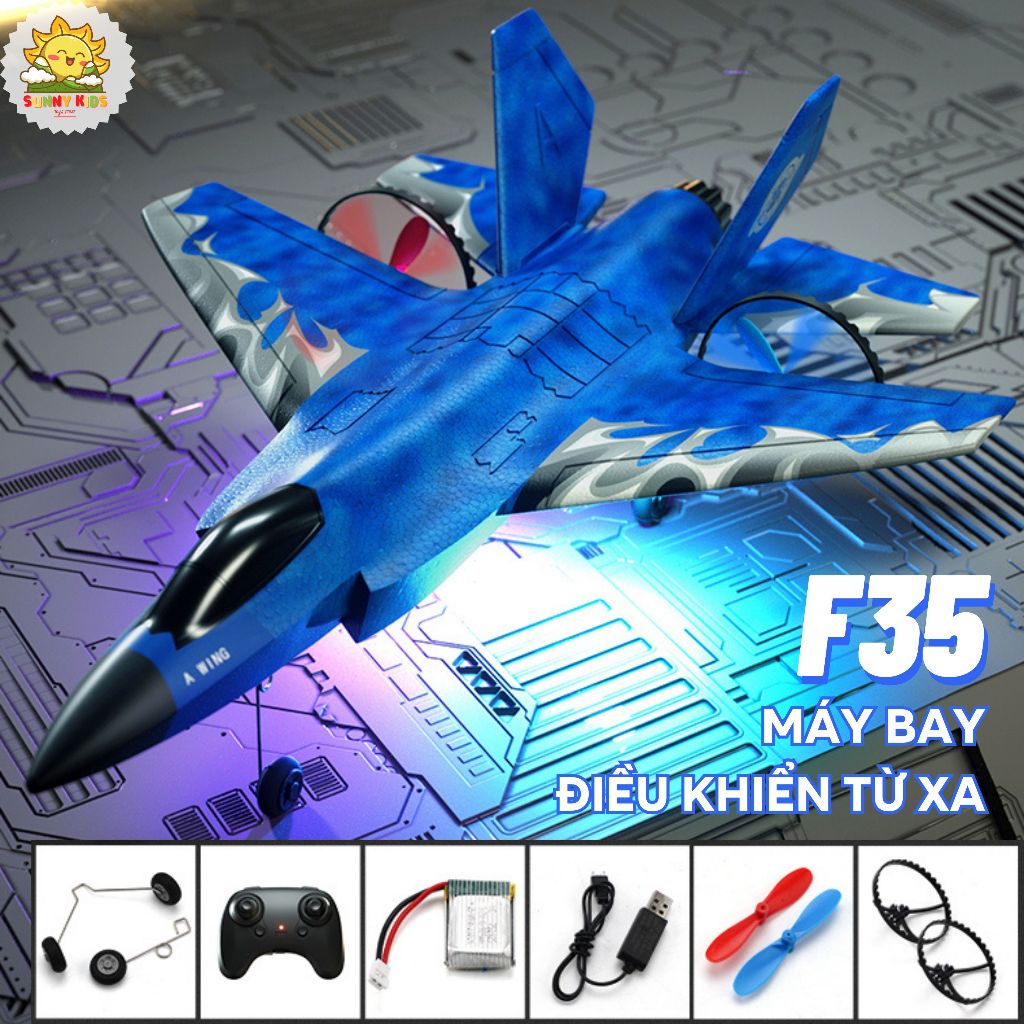 (LINH KIỆN) Bộ Cánh quạt, Bánh lăn cho Máy bay và Drone Điều khiển từ xa SU27 HW37 F35 W10 L602 H107 H118 - Sunny Kids