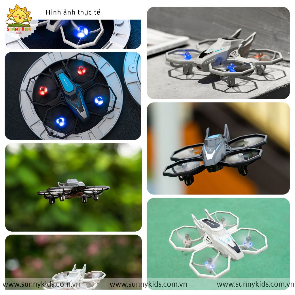 Drone Mini Điều khiển từ xa JJRC H118 | Máy bay đồ chơi có Camera | Vận hành siêu êm, chính xác