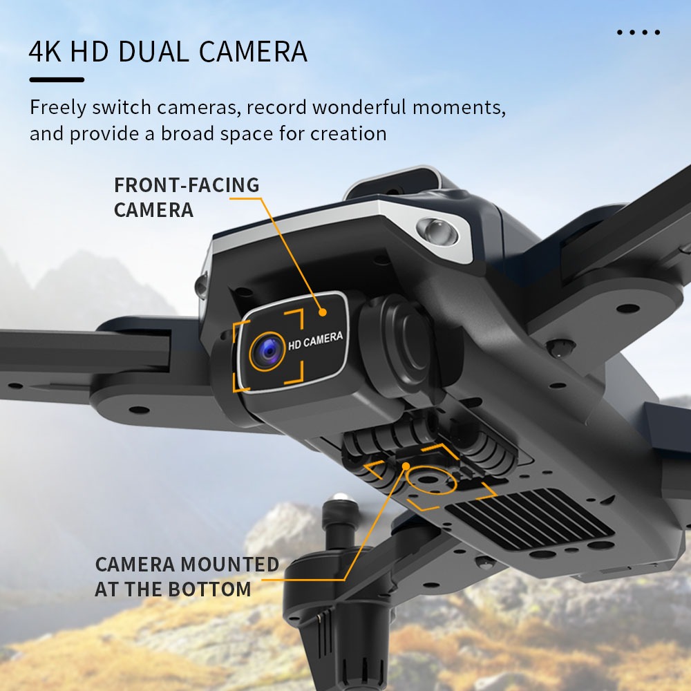 Mãy bay điều khiển từ xa Drone JJRC H109, Camera kép 4K, cảm biến va chạm, cảm biến trọng lực, luồng quang - Sunny Kids