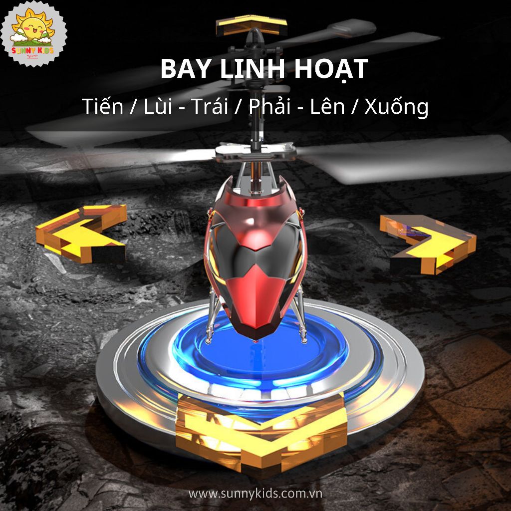 Máy bay Trực thăng Điều khiển từ xa XK913-X | Bản cao cấp nhất, 3.5 Kênh | Cánh siêu bền