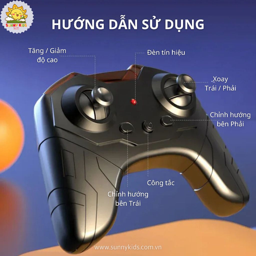 Máy bay Trực thăng Điều khiển từ xa XK913-X | Bản cao cấp nhất, 3.5 Kênh | Cánh siêu bền