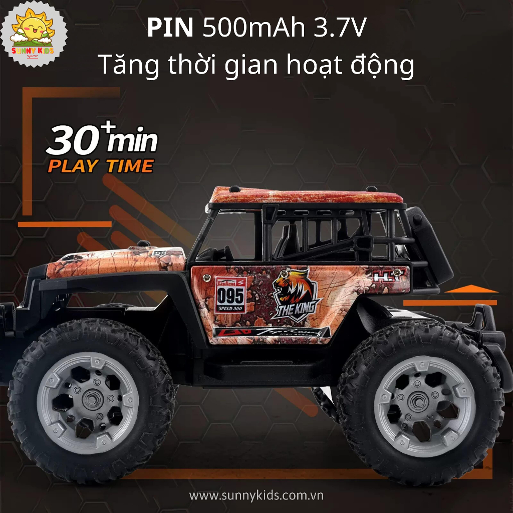 Xe đồ chơi Điều Khiển Từ Xa JJRC Q181 | Xe Địa Hình Off-Road | Đèn Led nhiều màu sắc