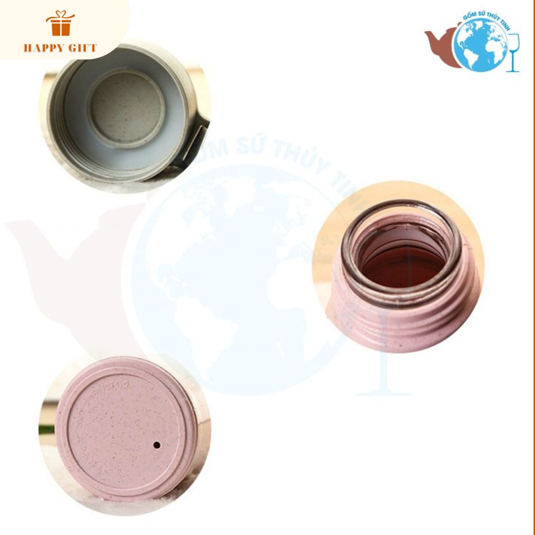 Bình thủy tinh bọc nhựa chất liệu an toàn cho sức khỏe- Quà tặng giá rẻ