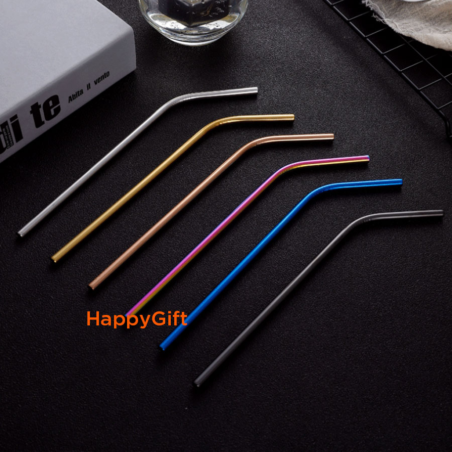 Bộ Ống Hút Inox Bảo Vệ Môi Trường, dễ dàng vệ sinh, Ống Hút Inox 304 an toàn, Bền Trọn Đời