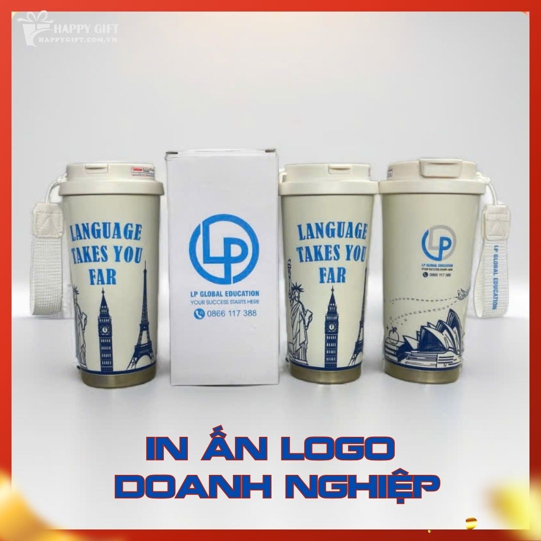Ly giữ nhiệt coffee dung tích 530ml, thiết kế mới tối giản, tiện lợi có ống hút