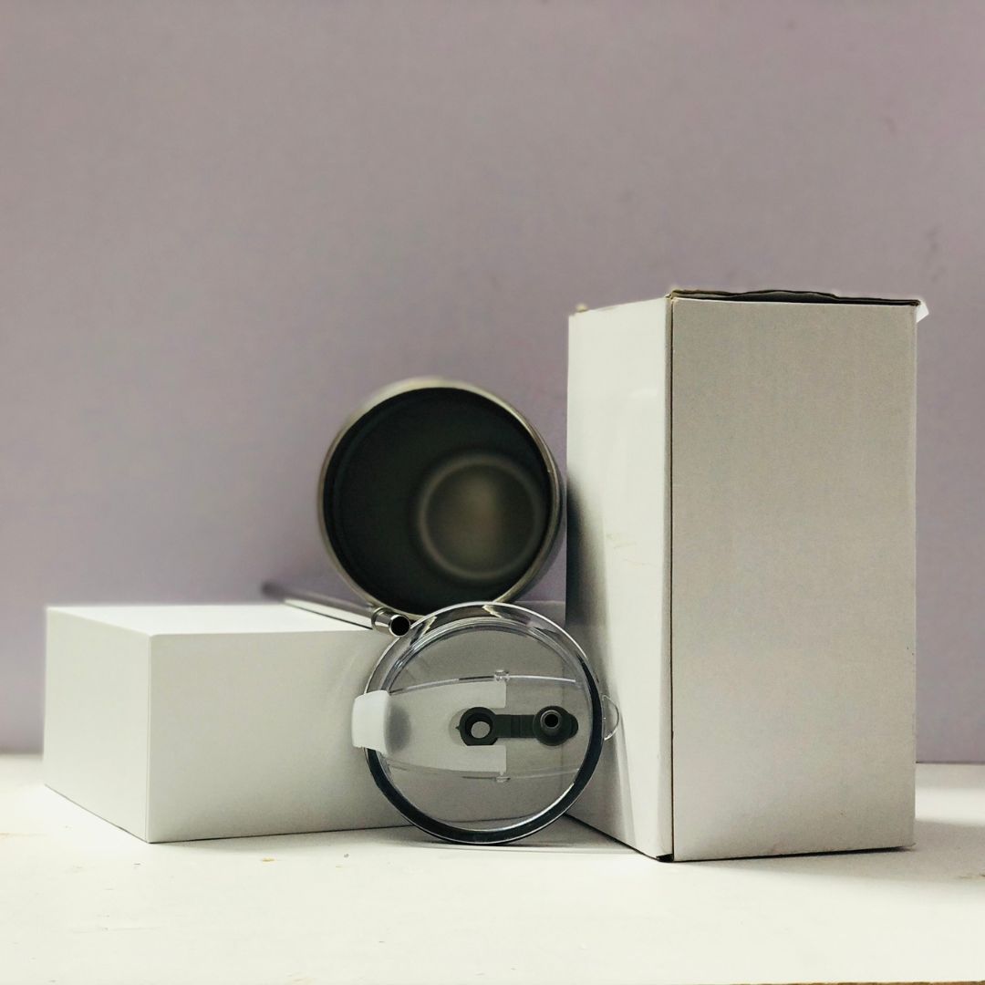 Quà tặng khắc tên Cốc giữ nhiệt 600ml kèm ống hút