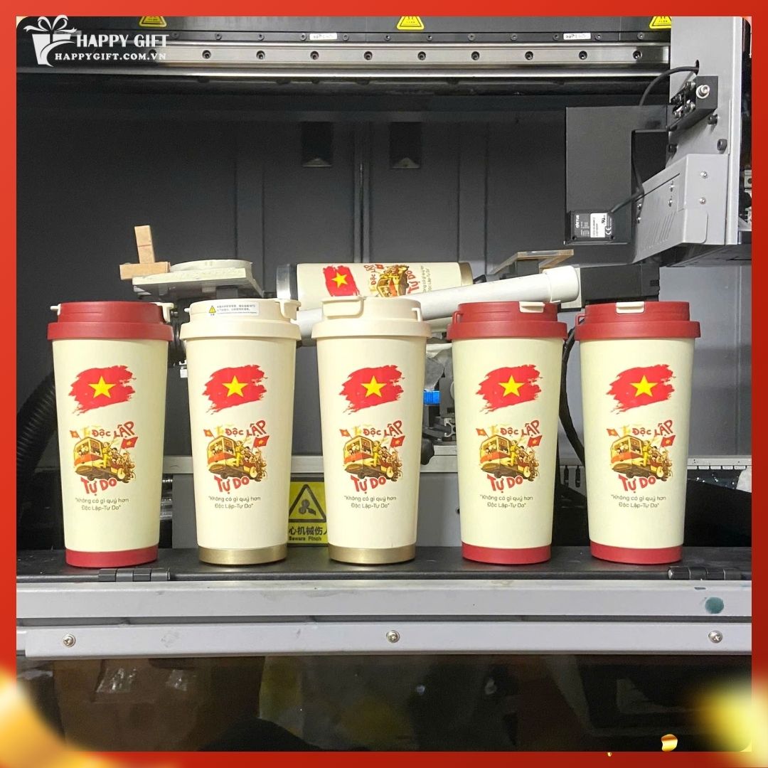 Ly giữ nhiệt coffee dung tích 530ml, thiết kế mới tối giản, tiện lợi có ống hút