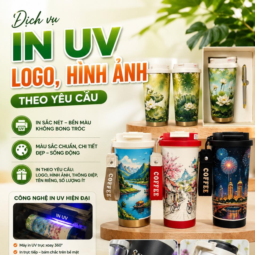 BIẾN Ý TƯỞNG THÀNH HIỆN THỰC VỚI CÔNG NGHỆ IN UV 360
