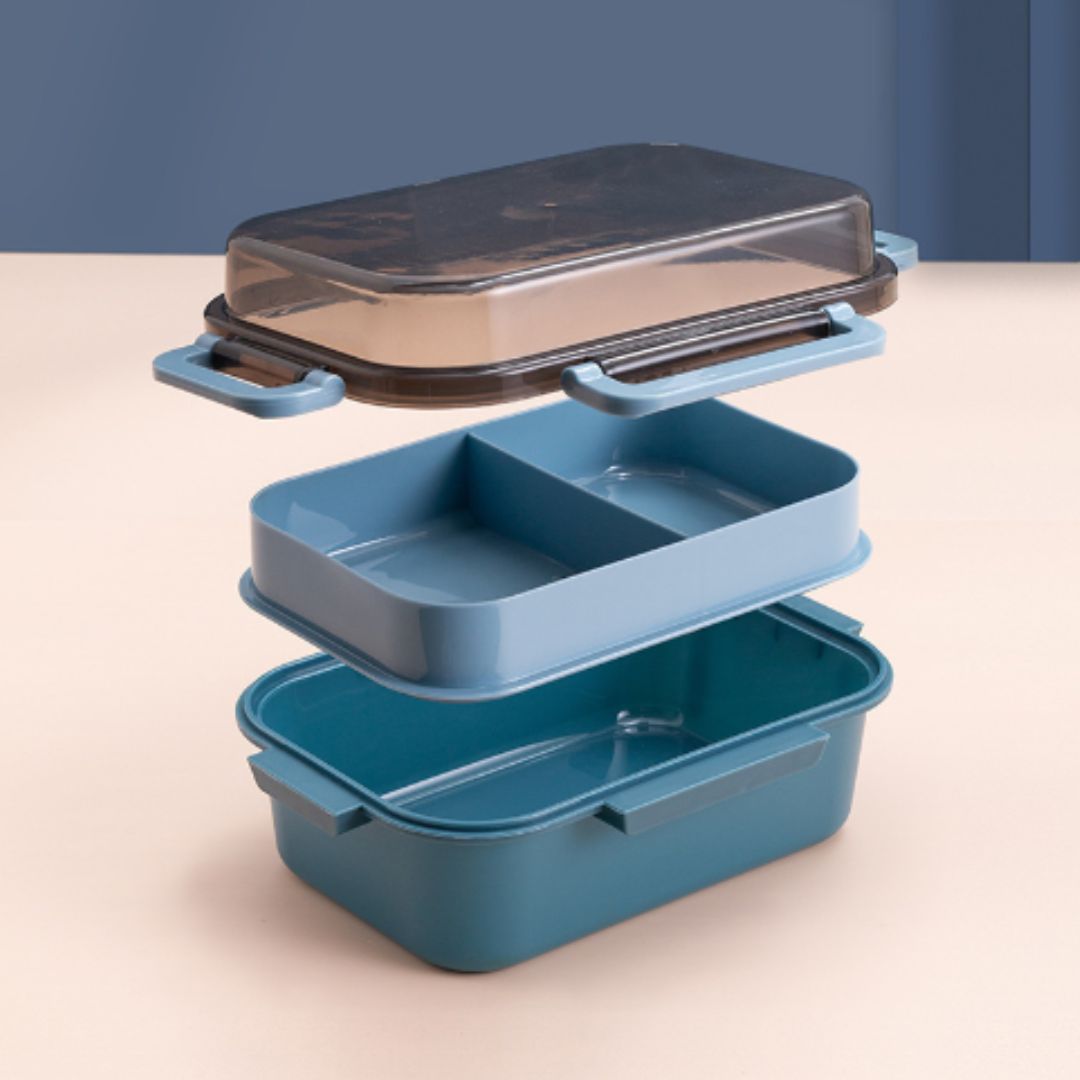 Hộp cơm nhựa phong cách Bắc Âu, hộp cơm văn phòng, hộp cơm trưa