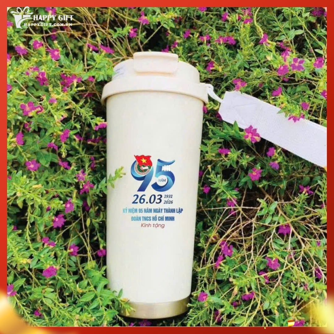 Cốc Giữ Nhiệt Inox 316 Cao Cấp 530ml – Chủ Đề "Tự Hào Việt Nam" (In Tên / Logo Theo Yêu Cầu)