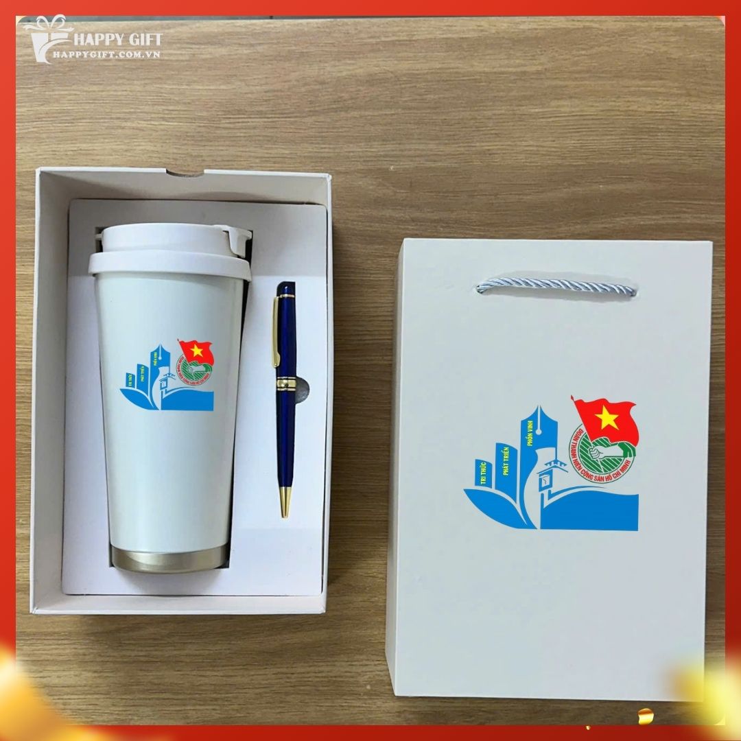 Ly giữ nhiệt coffee dung tích 530ml, thiết kế mới tối giản, tiện lợi có ống hút