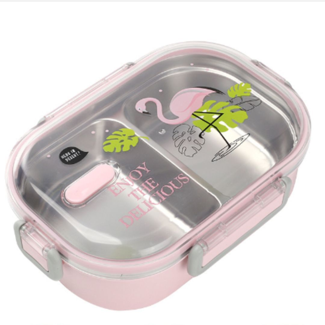 Hộp cơm giữ nhiệt 2 ngăn phong cách Bắc Âu