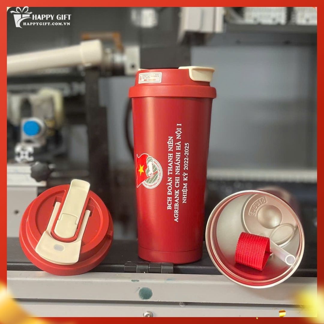 Cốc Giữ Nhiệt Inox 316 Cao Cấp 530ml – Chủ Đề "Tự Hào Việt Nam" (In Tên / Logo Theo Yêu Cầu)