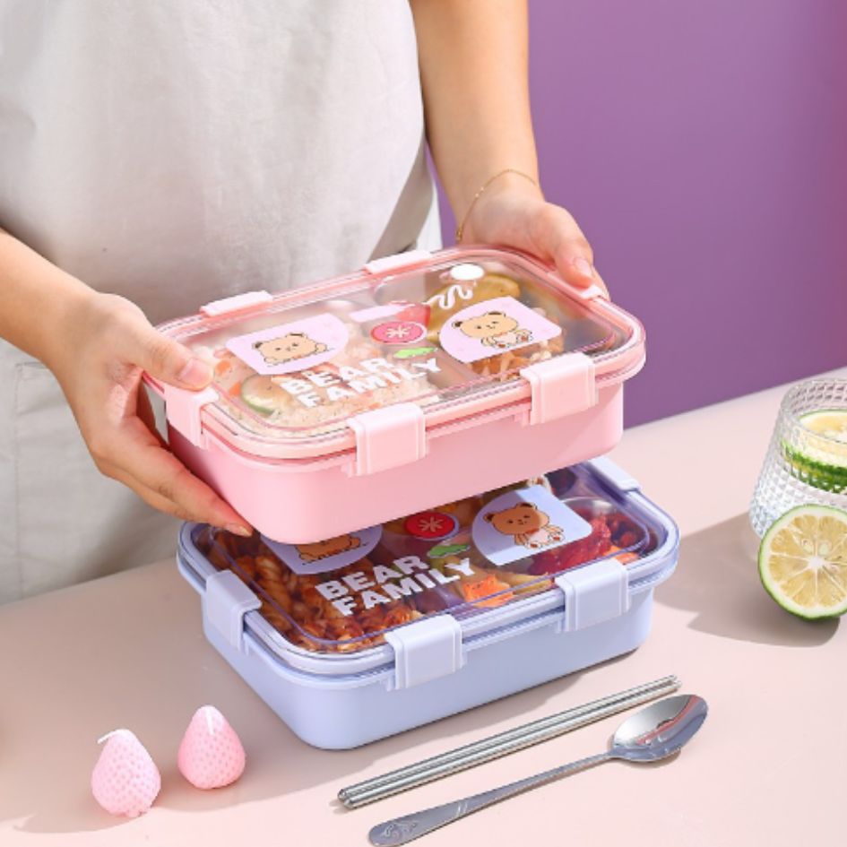 Hộp cơm cách nhiệt Bear family HC.40.G24.8