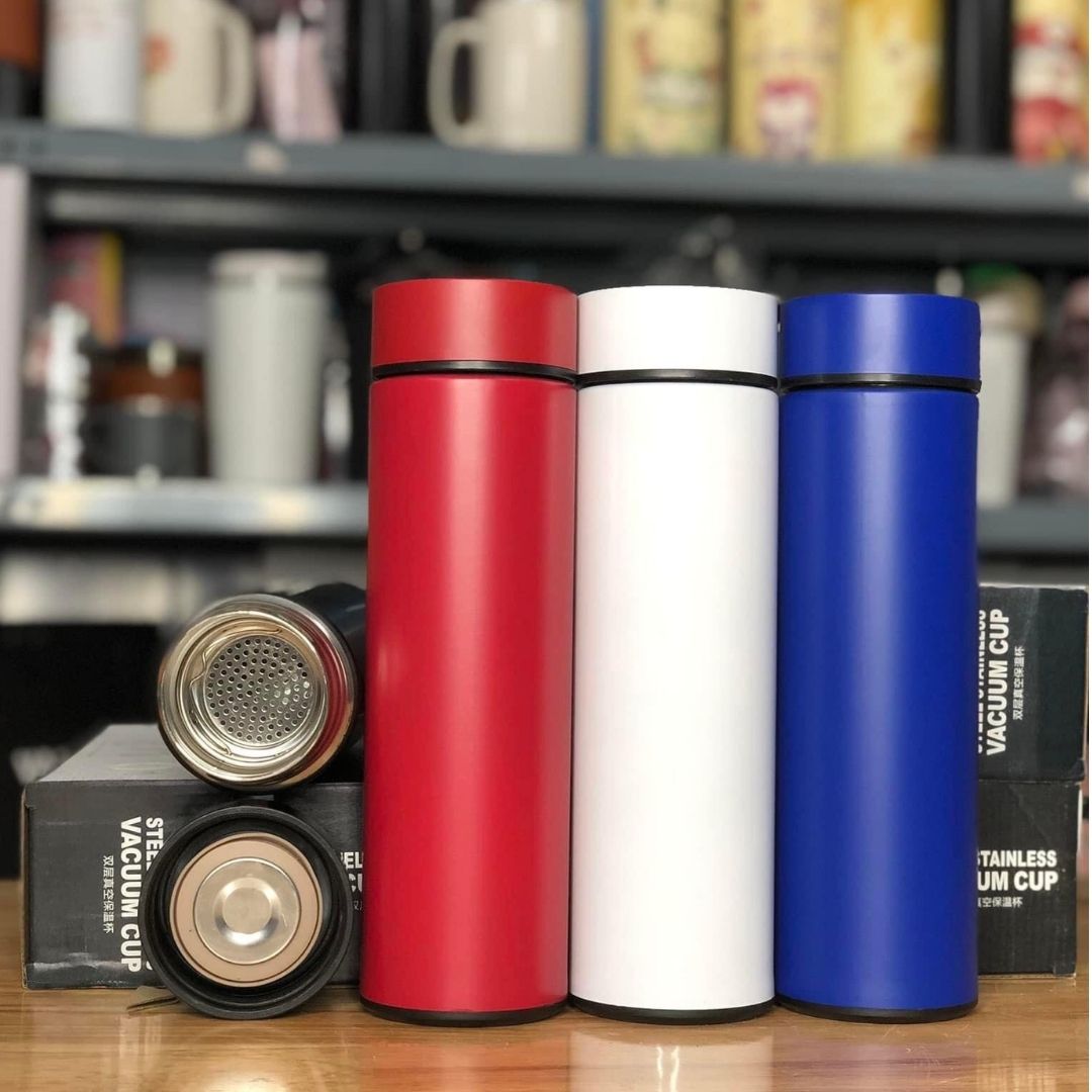 Bình giữ nhiệt 500ml không hiển thị bằng thép không gỉ 304 nóng 10 tiếng