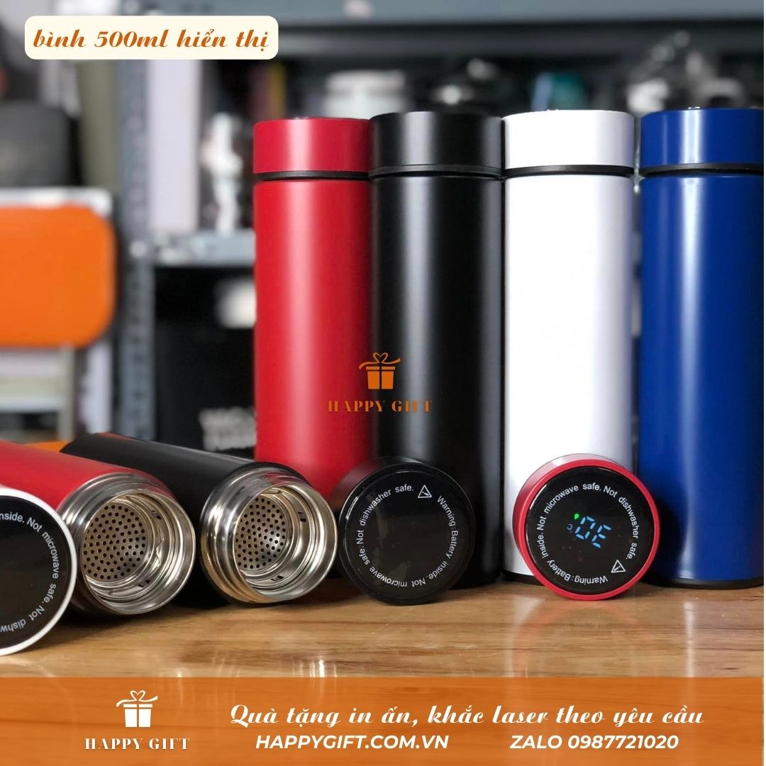 Quà tặng bình giữ nhiệt khắc tên, Quà tặng noel, Quà tặng doanh nghiệp, Quà Tết