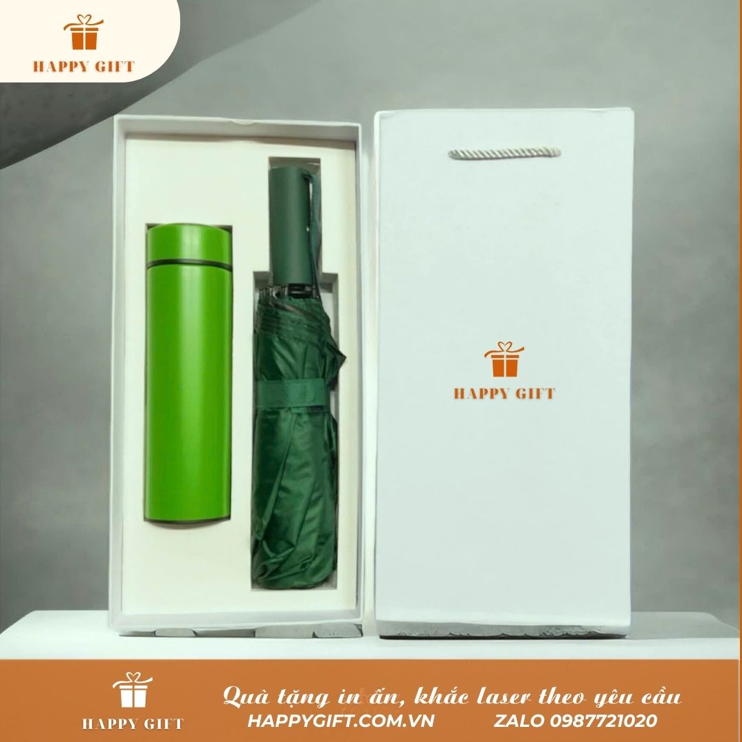 🎁 SET Ô CẦM TAY KÈM CỐC - BÌNH GIỮ NHIỆT - S05