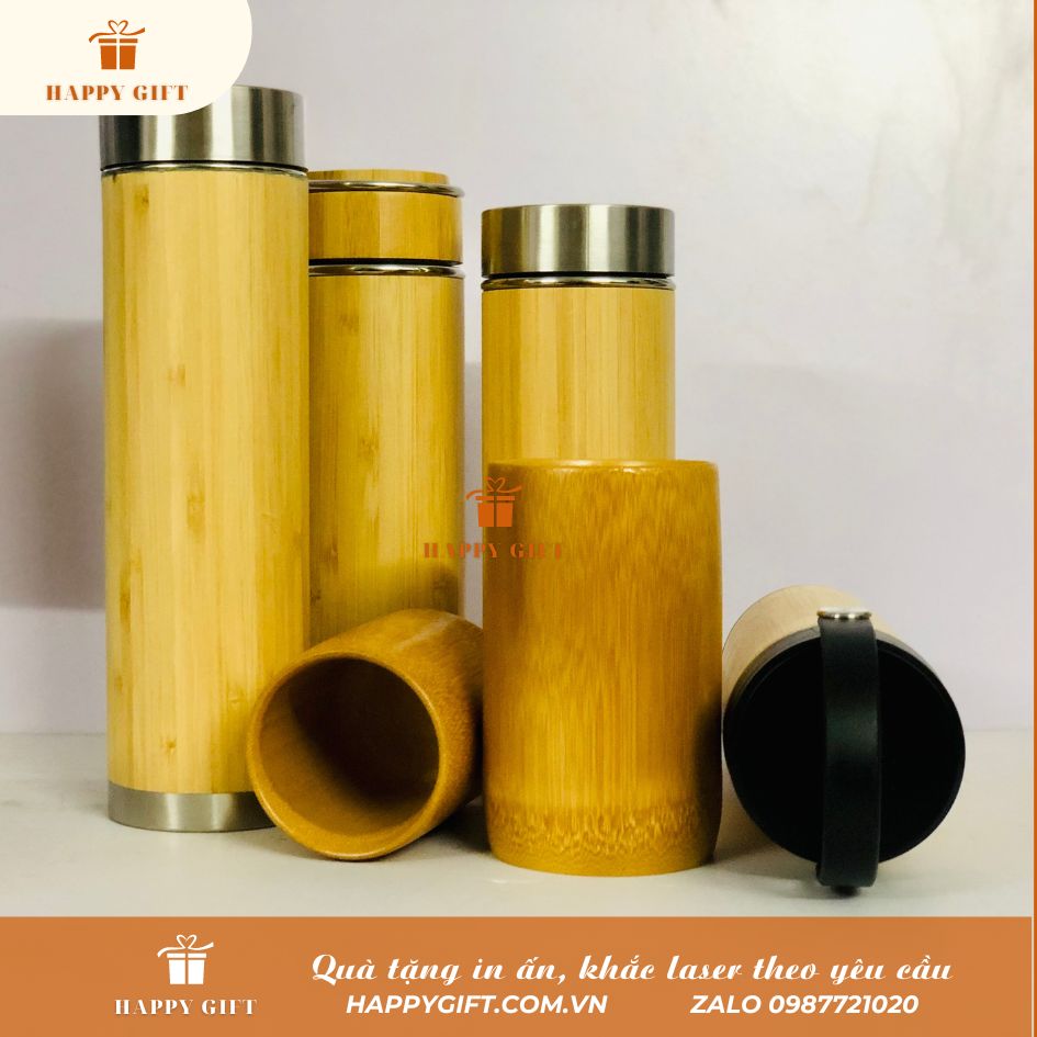 Sản phẩm từ thiên nhiên, an toàn sức khỏe-Bình tre, Cốc tre