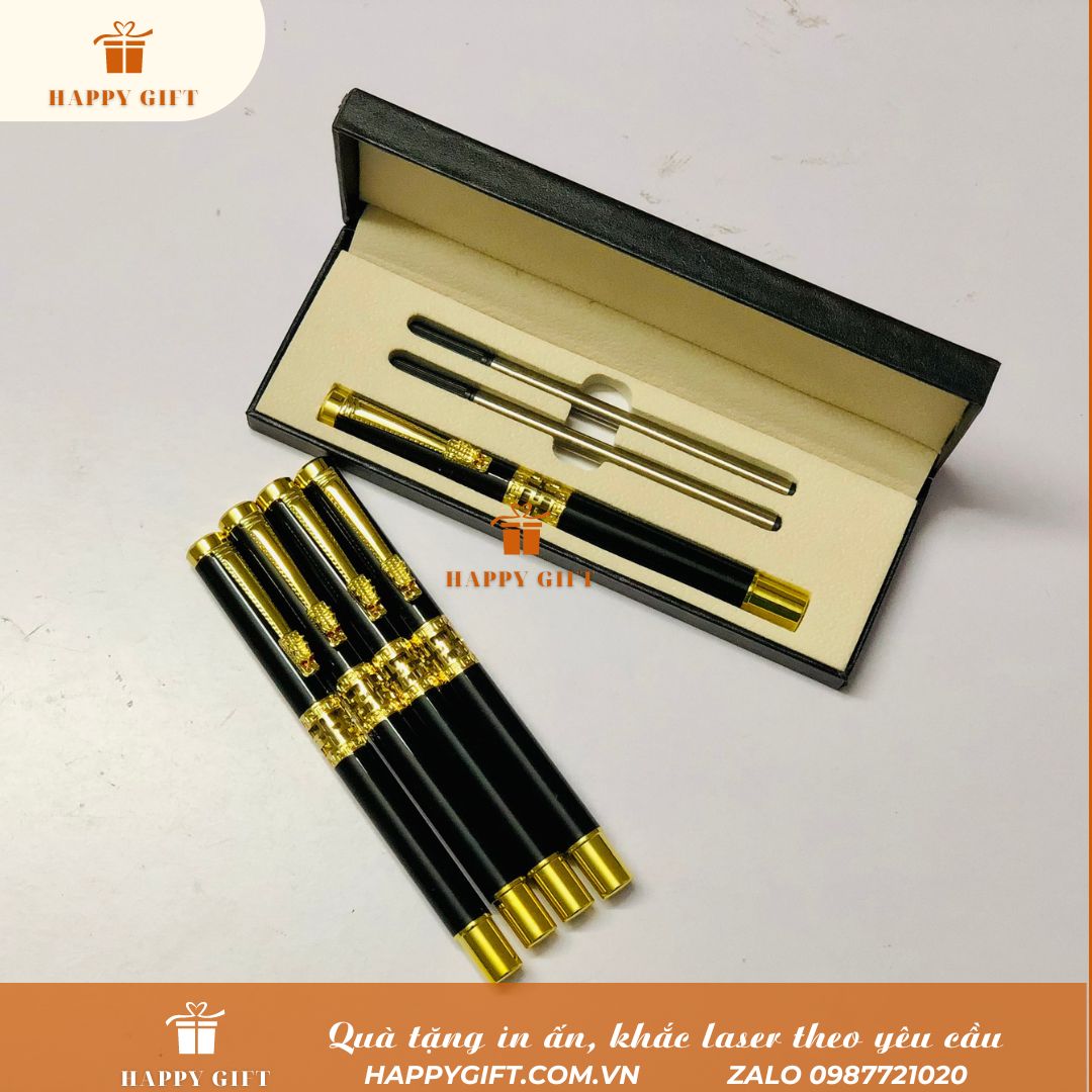 Sét bút kí tên vỏ kim loại- Nhận khắc tên theo yêu cầu  quà tặng giá rẻ , quà tặng doanh nghiệp