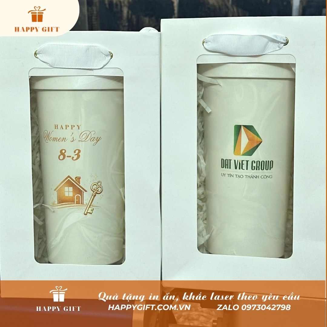 🎁 SET BÌNH GIỮ NHIỆT CAO CẤP – QUÀ TẶNG KỶ NIỆM DOANH NGHIỆP - SO4