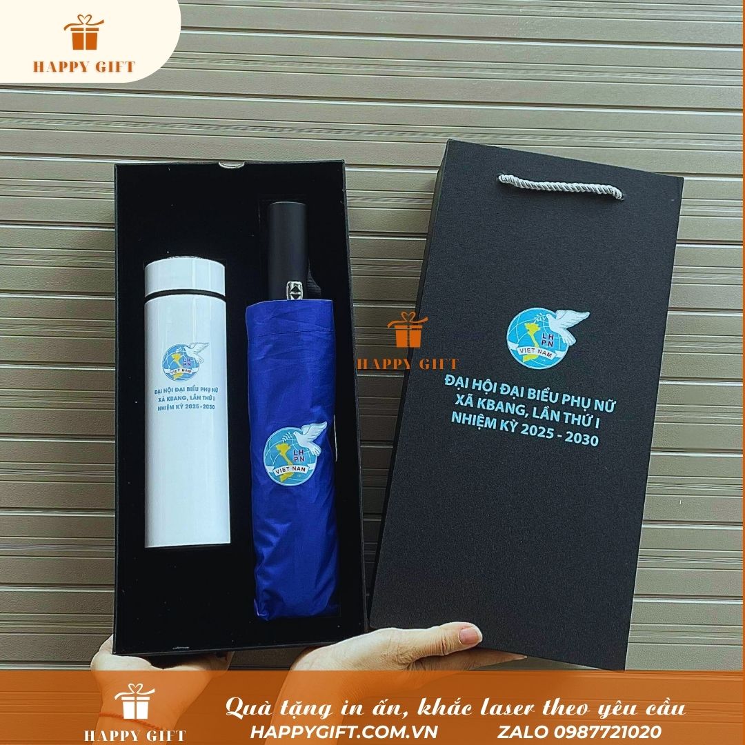 🎁 SET Ô CẦM TAY KÈM CỐC - BÌNH GIỮ NHIỆT - S05