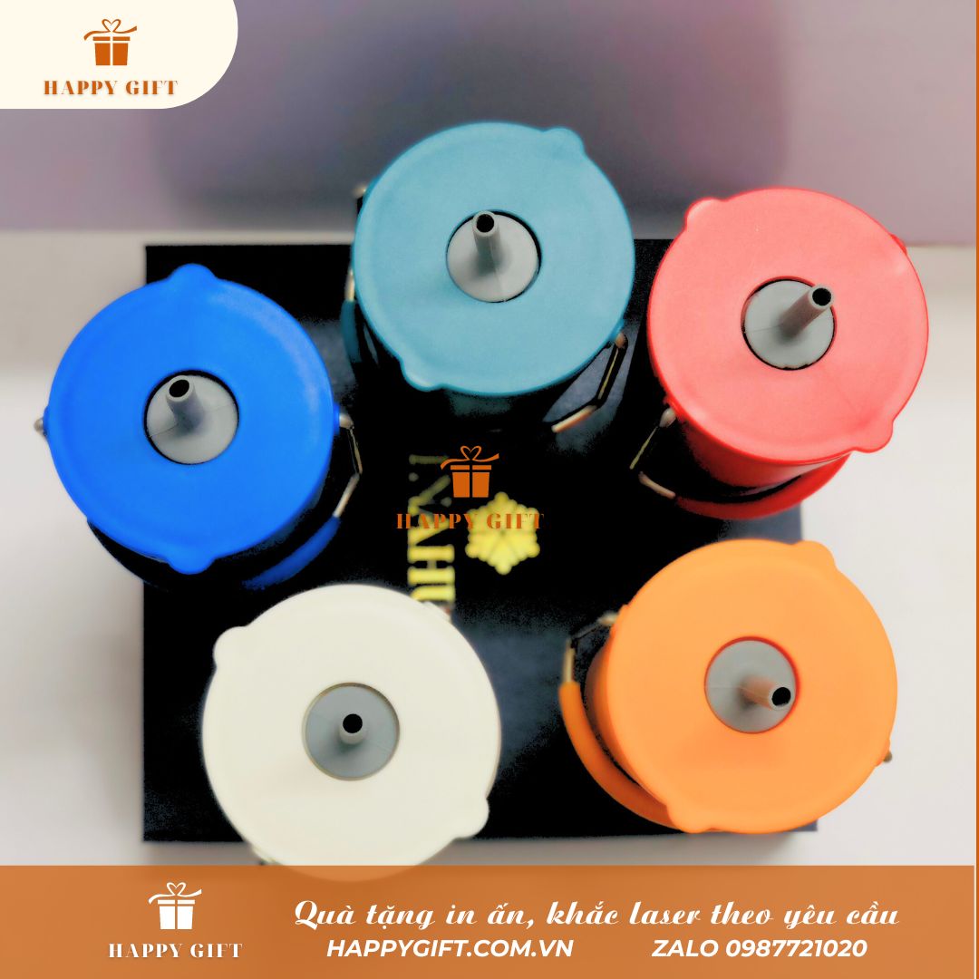 Cốc  giữ nhiệt 500ml, cốc giữ nhiệt inox 304 tặng kèm ống hút và quai xách tiện lợi