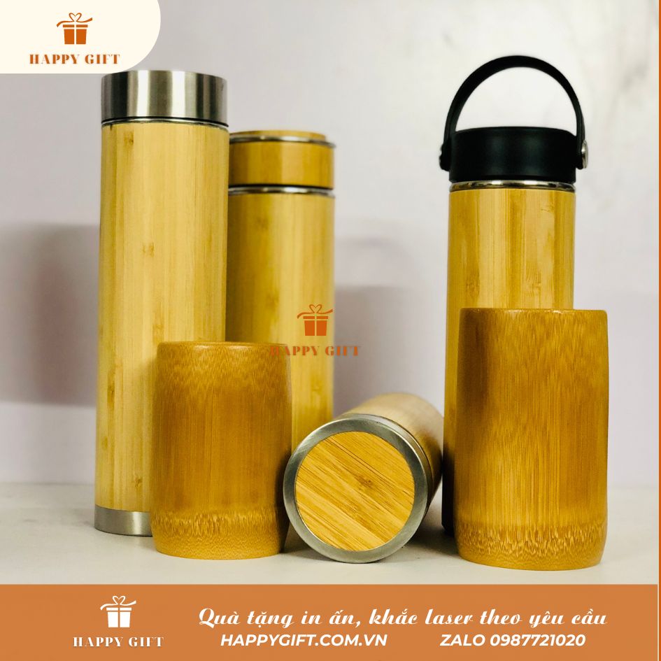 Sản phẩm từ thiên nhiên, an toàn sức khỏe-Bình tre, Cốc tre