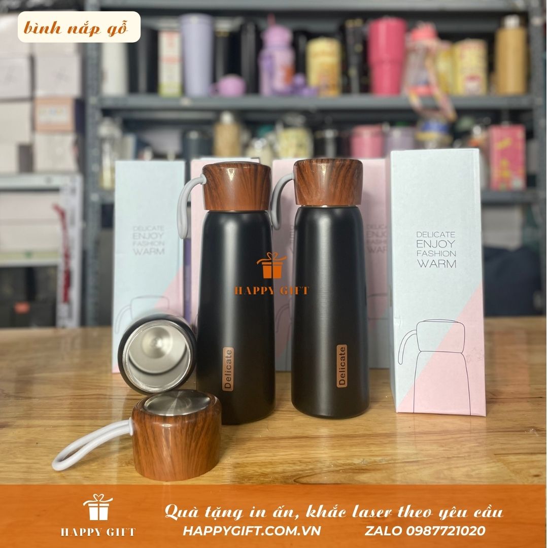 Quà tặng bình giữ nhiệt khắc tên, Quà tặng noel, Quà tặng doanh nghiệp, Quà Tết