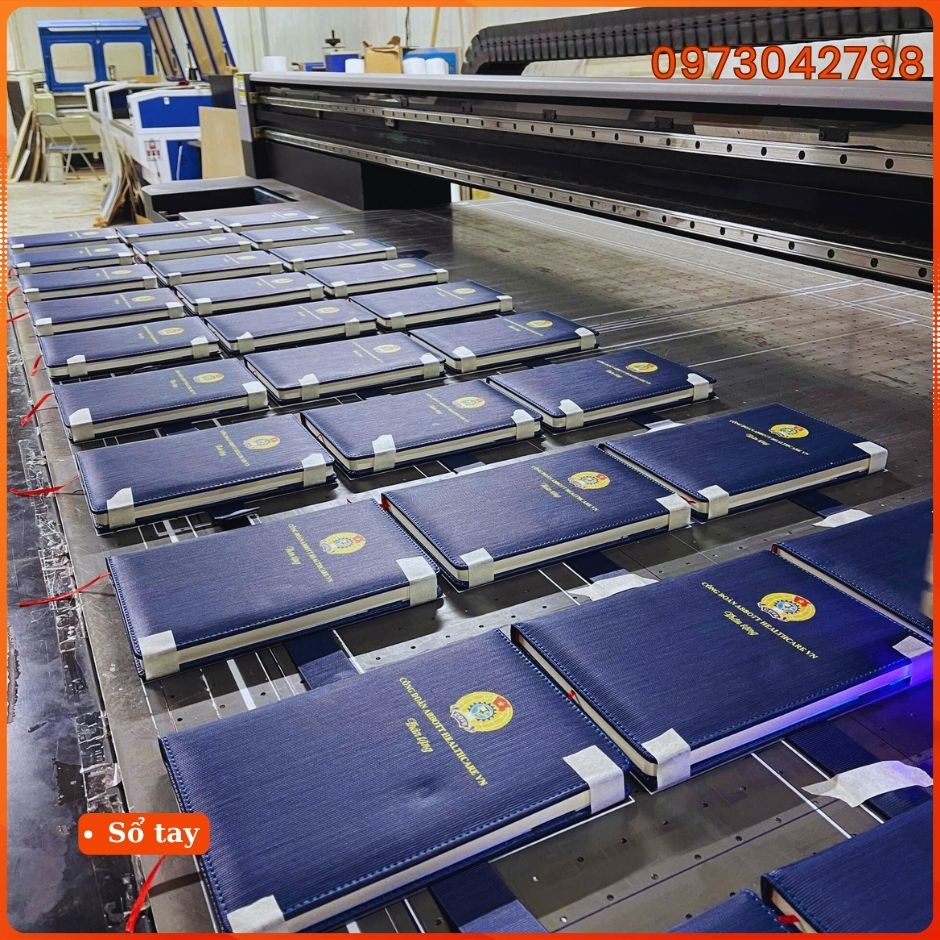 Sổ tay bìa da cao cấp - In logo theo yêu cầu