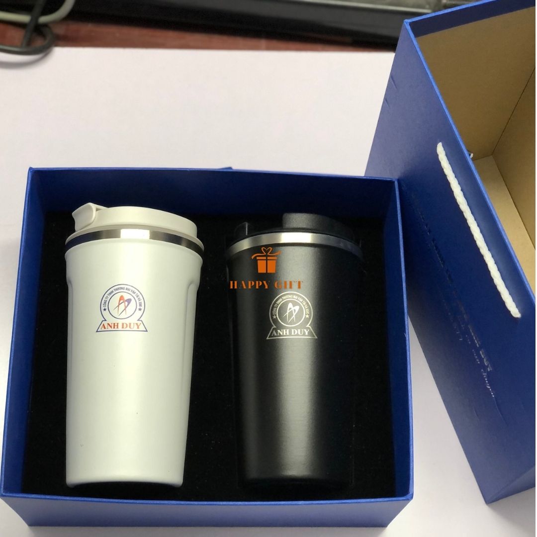 Set quà tặng - Bộ  cốc 510ml in khắc laser giá rẻ tiện lợi dành cho nhân viên, quà tặng công ty, sự kiện,...