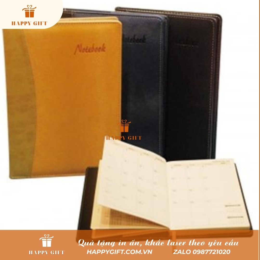 Khắc Laser sổ da, bìa sổ da, khắc laser quà tặng doanh nghiệp, quà tặng sự kiện