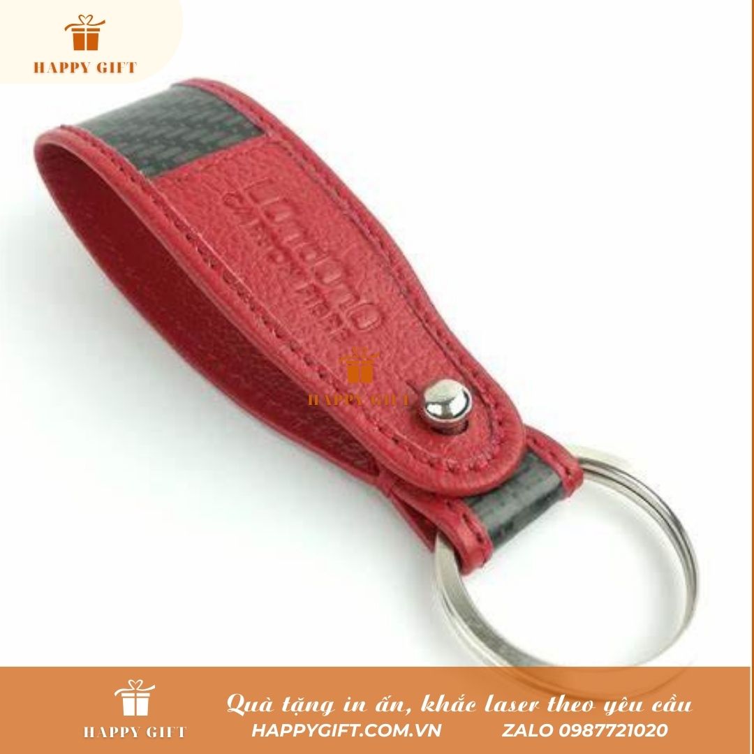 Khắc Laser móc khóa da, khắc laser quà tặng khuyến mại, quà tặng sự kiện