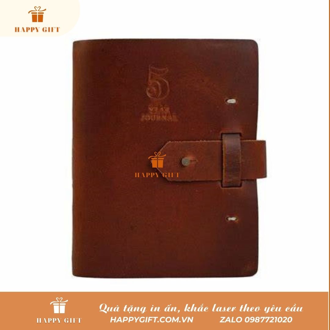 Khắc Laser sổ da, bìa sổ da, khắc laser quà tặng doanh nghiệp, quà tặng sự kiện