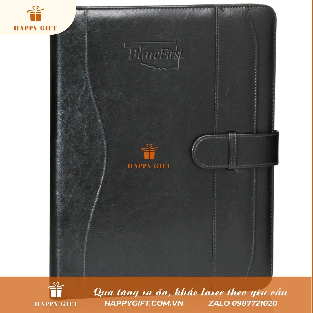 Khắc Laser sổ da, bìa sổ da, khắc laser quà tặng doanh nghiệp, quà tặng sự kiện