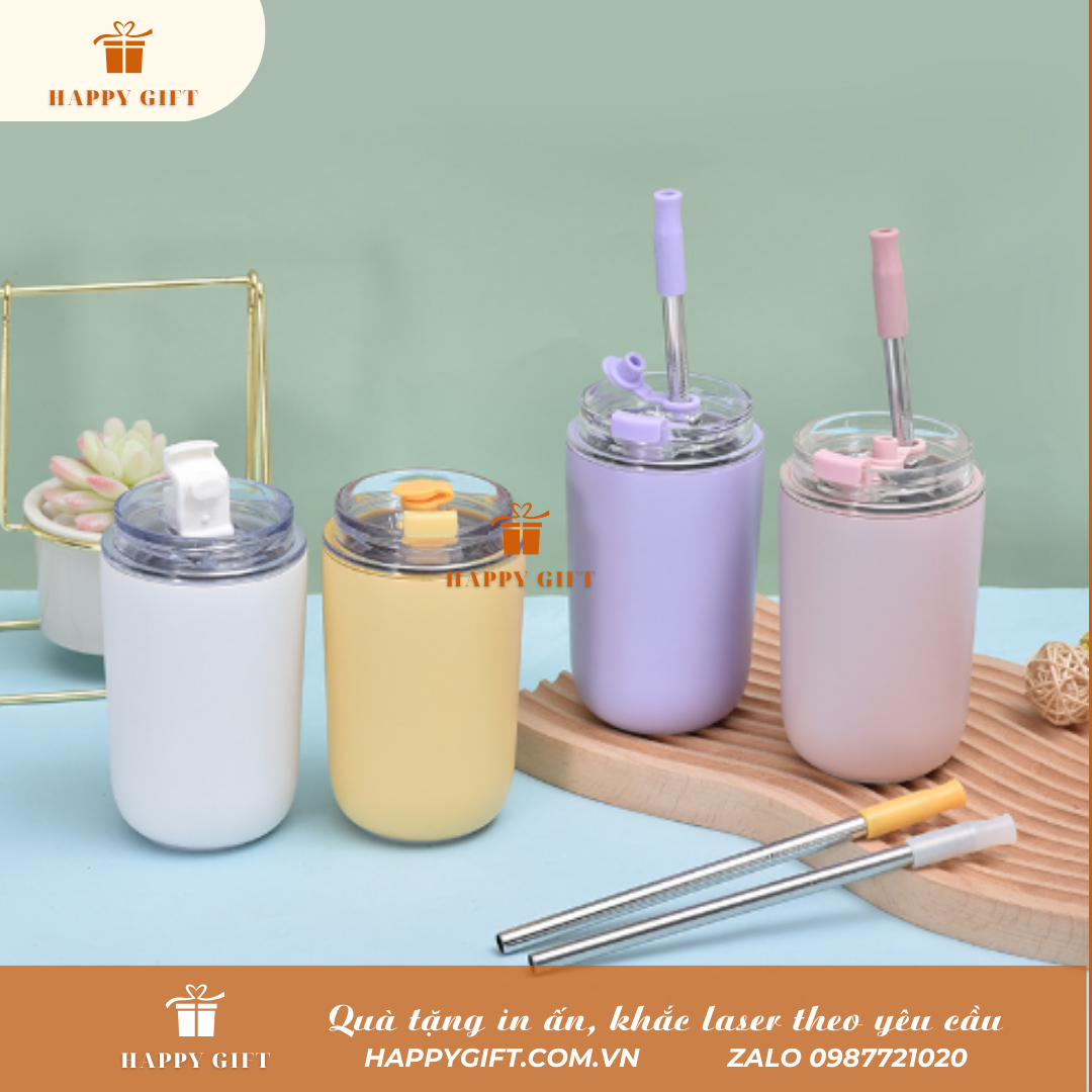 Cốc coffee, Cốc trà sữa mini bỏ túi, Cốc giữ nhiệt inox 304