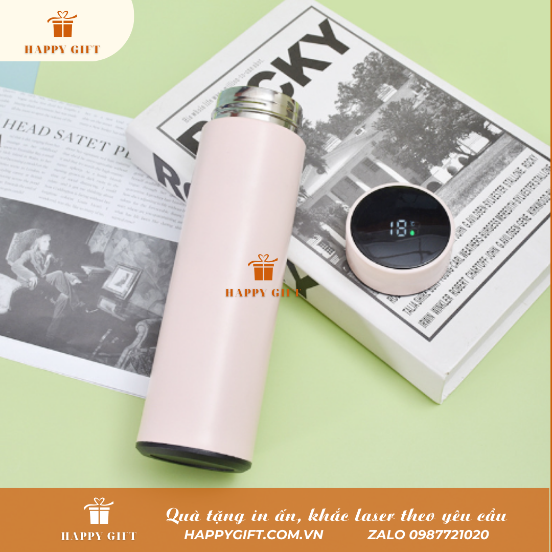 Bình giữ nhiệt hiển thị nhiệt độ