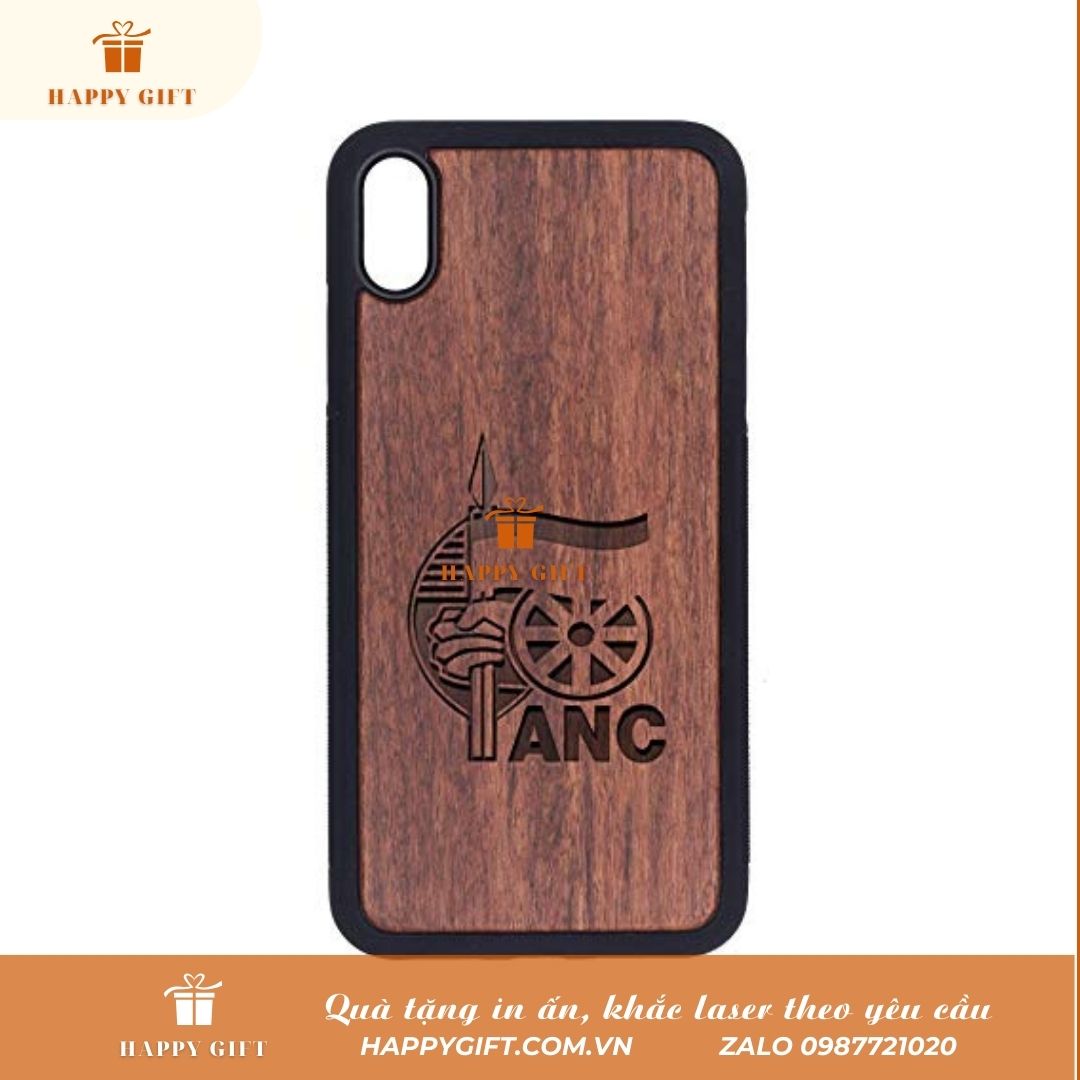 Khắc Laser ốp lưng gỗ