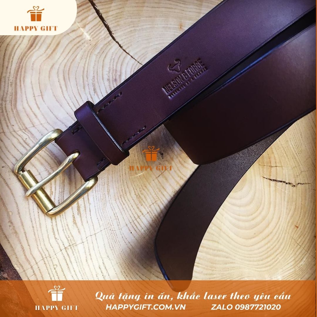 Khắc Laser thắt lưng da theo yêu cầu, Khắc laser thắt lưng da làm quà tặng doanh nghiệp, quà tặng sự kiện
