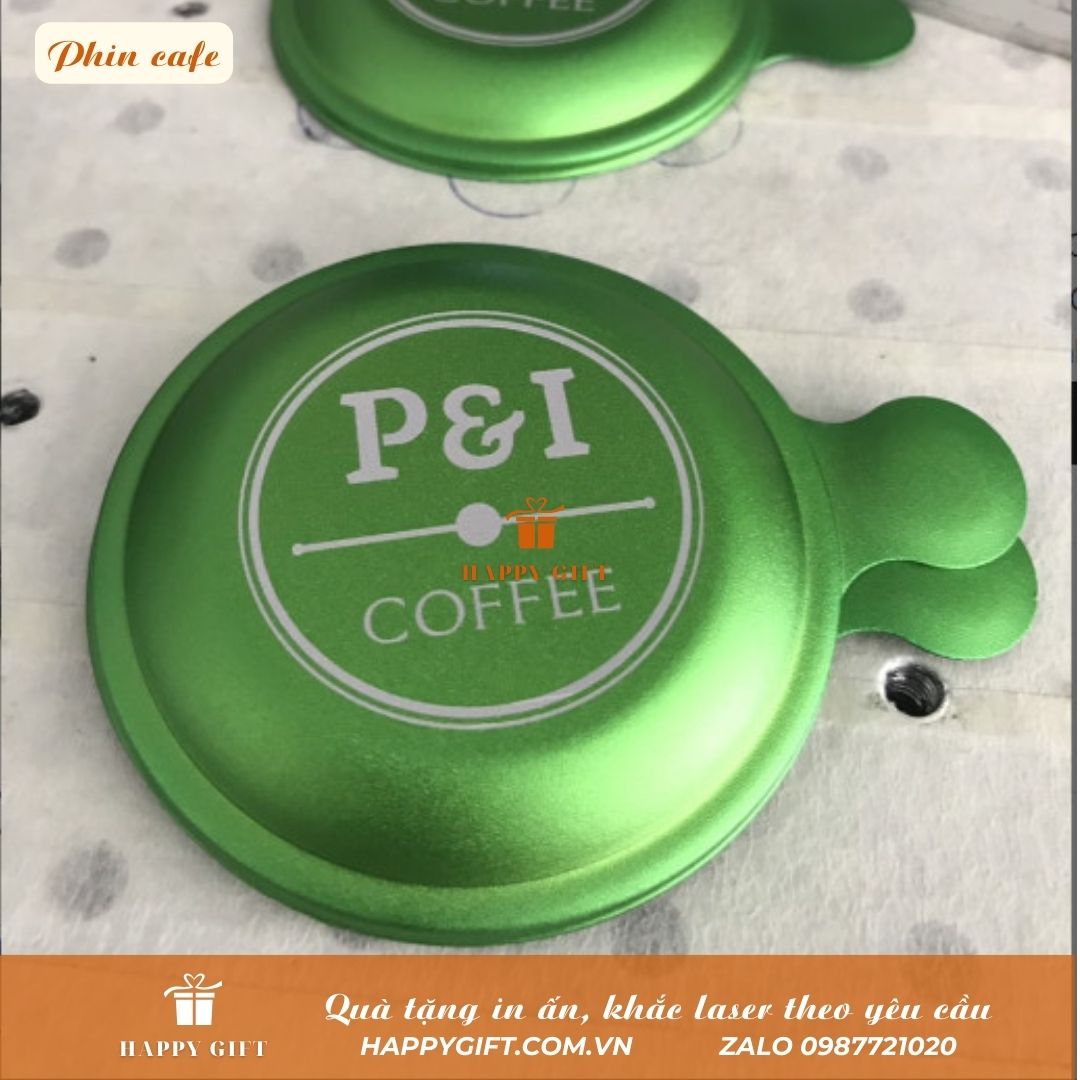 Khắc laser phin cafe