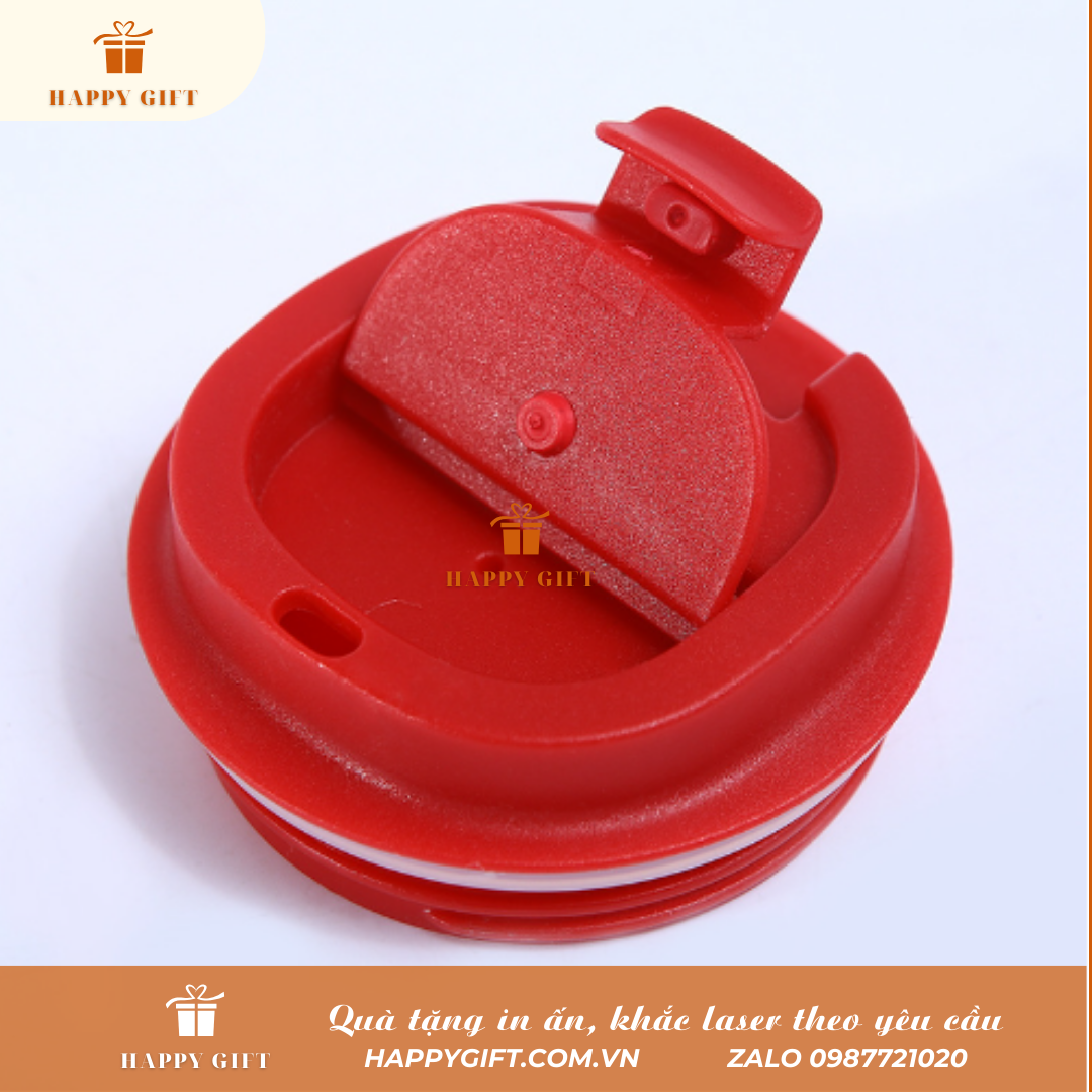 Cốc Coffee giữ nhiệt bọc silicon 510ml in logo làm quà tặng